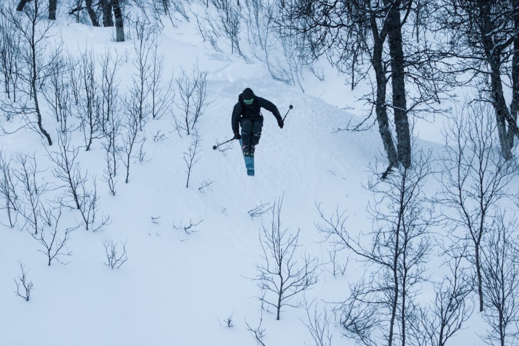 Martin Winge Austeen har bakgrunn som frikjører på ski